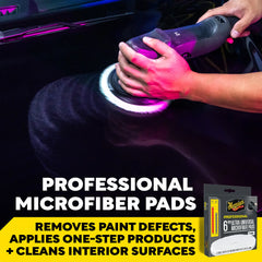 Meguiar's Professional Ultra Universal Microfiber Pads, M6MFP2 - 6" (2 pack)