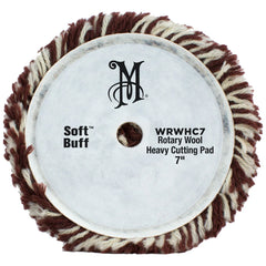 Meguiar's Soft Buff Rotary Heavy Cutting Wool Pad - 7"