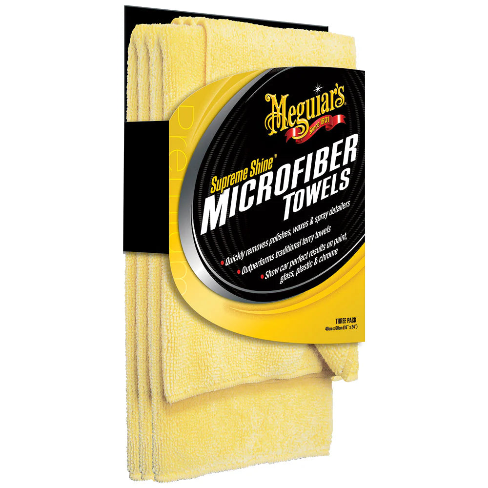 Meguiar's Supreme Shine Microfiber Towel (3 pack)