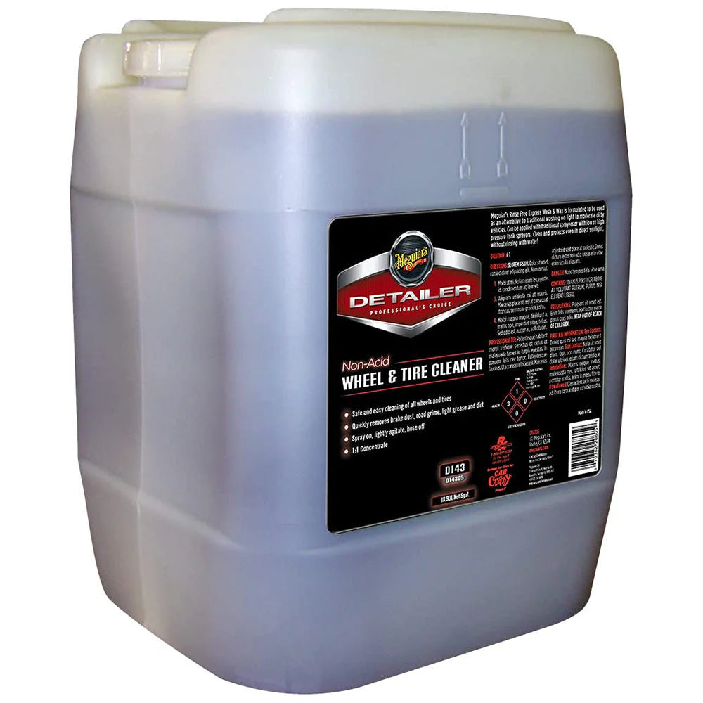 Meguiar's Non Acid Wheel & Tire Cleaner, D143 - 5 gal.
