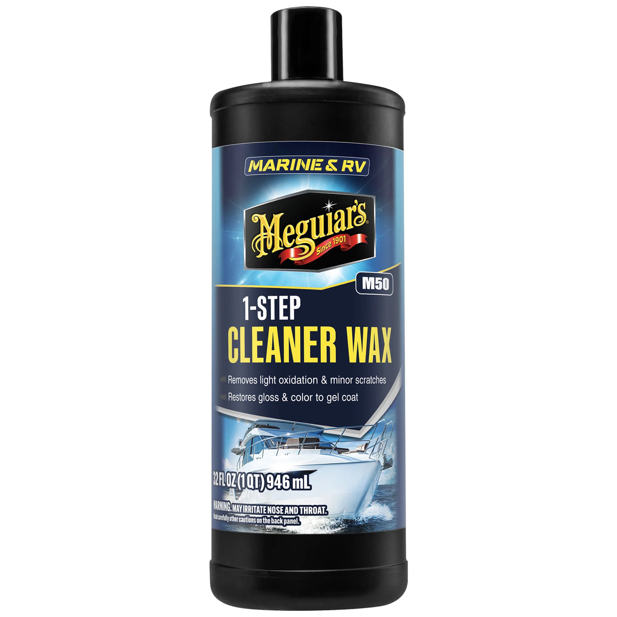 Meguiar's Marine/RV One Step Cleaner Wax, #50 - 32 oz.