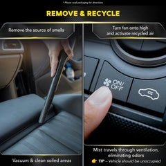 Meguiar's Whole Car Air Refresher Odor Eliminator - Black Chrome Scent