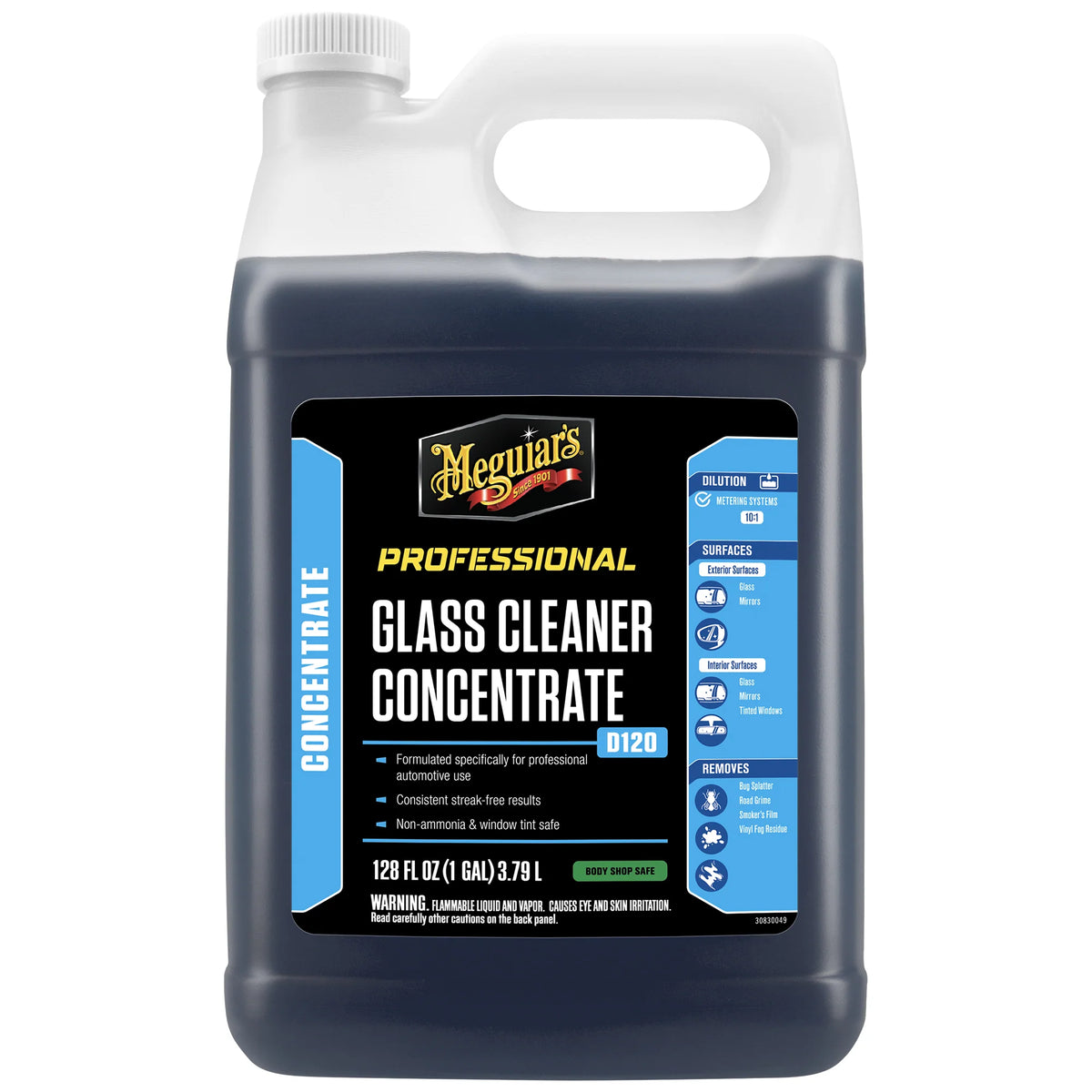 Meguiar's Glass Cleaner Concentrate, D120 - 1 gal.