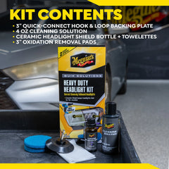 Meguiar's Quik Solutions Heavy Duty Headlight Kit