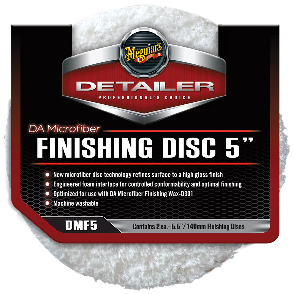 Meguiar's DA Microfiber Finishing Discs, DMF5 - 5" (2 pack)